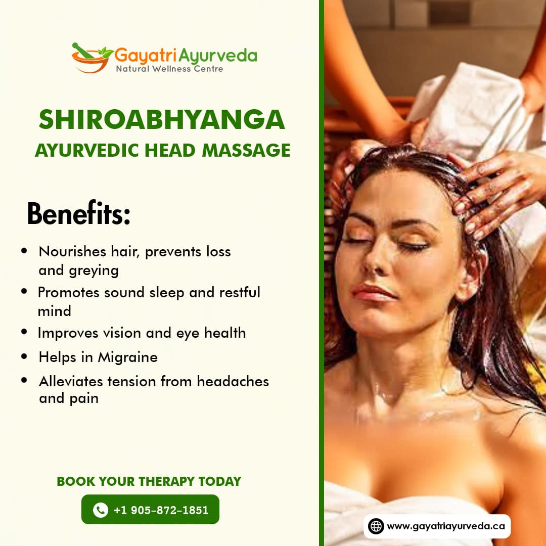 Shiroabhyanga – Head Massage